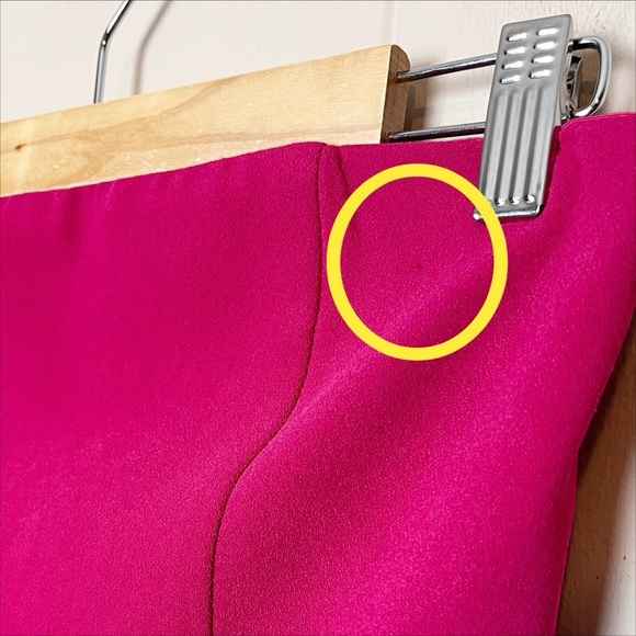 NBD Ivy Jumpsuit Medium Raspberry strapless tie back wide leg cocktail event - Picture 14 of 14